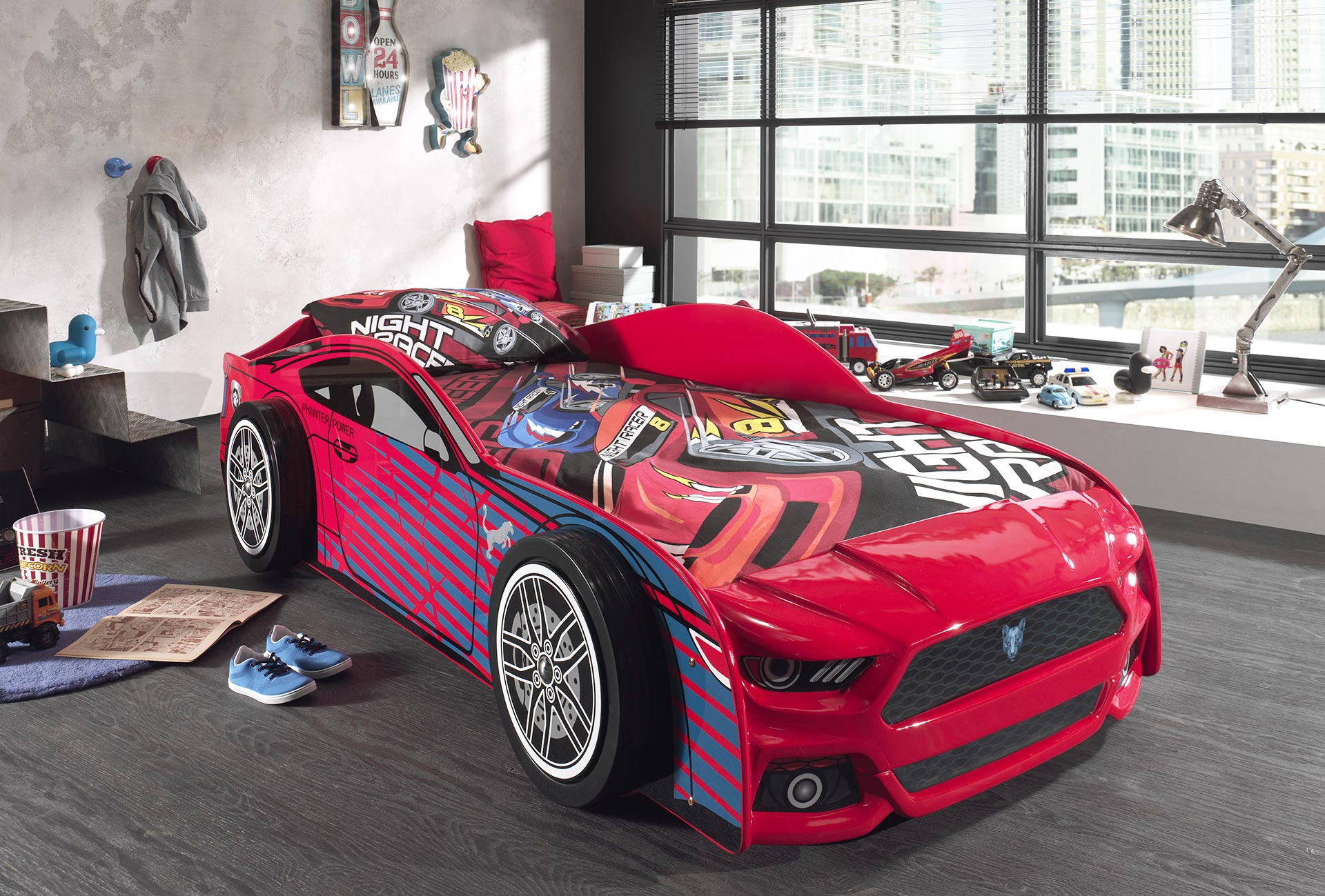 Lit Cabane Enfant 90 X 200 Cm Avec Sommier à Lattes, Lit Tour De Jeu